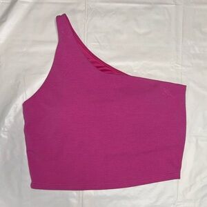 Old Navy Pink One-Shoulder Crop Top